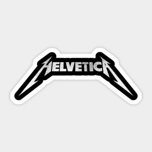 Helvetica ROCKS Sticker